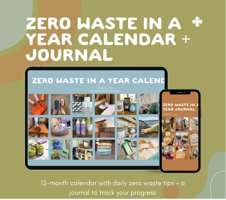 Calendar & Journal Bundle - Monitor your zero waste journey